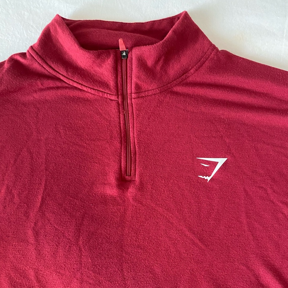 Used- Like New- Only Worn Once- Gym Shark cropped hoodie.